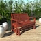 Highwood Usa 4ft Lehigh Gliding Bench Outdoor Furniture for Patio, Backyard, Garden AD-GLBENLH2-RED - alternate 3